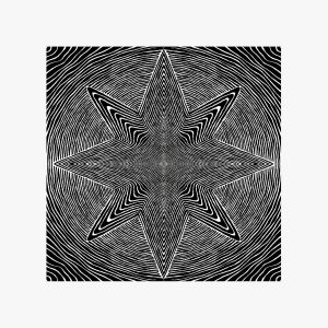 Mandala Optical Star arte digitale