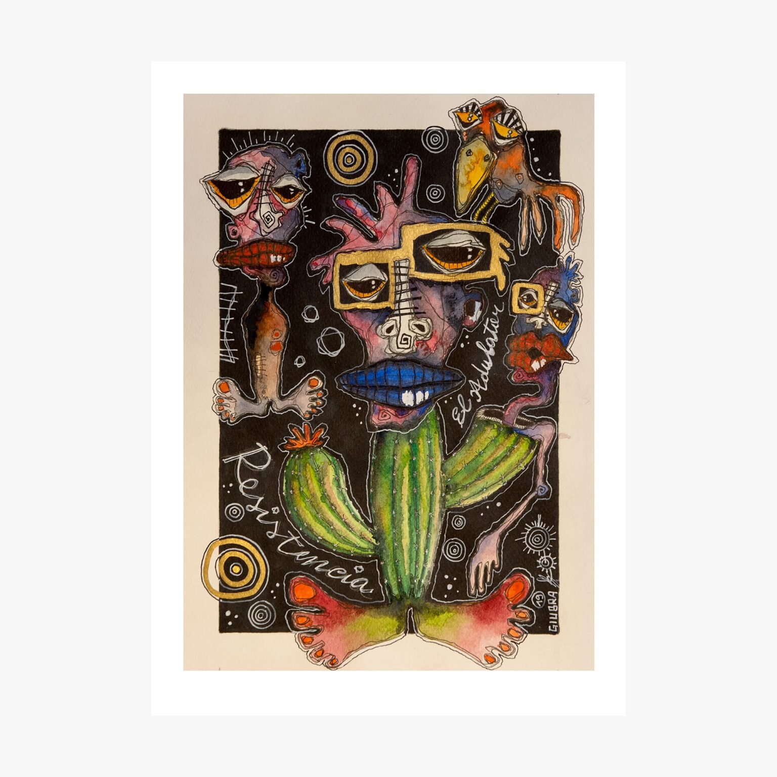 Tecniche Miste El adulator - Cinquerosso Arte