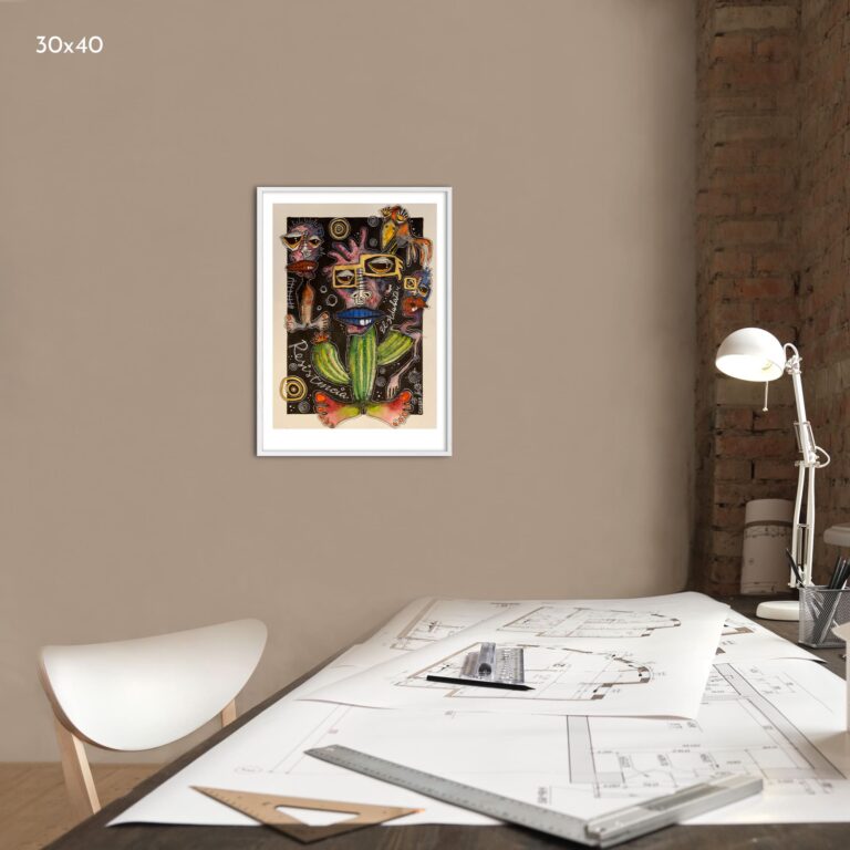 Tecniche Miste El adulator - Cinquerosso Arte