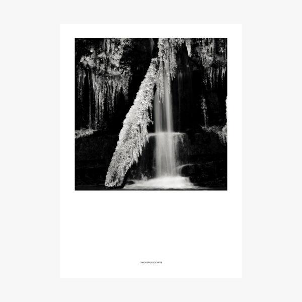 Ice Kingdom poster photography black and white
