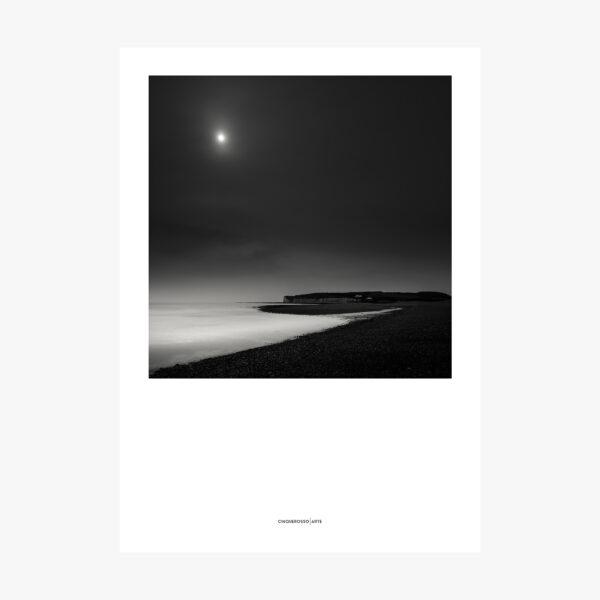 poster photography Sea Shapes black and white