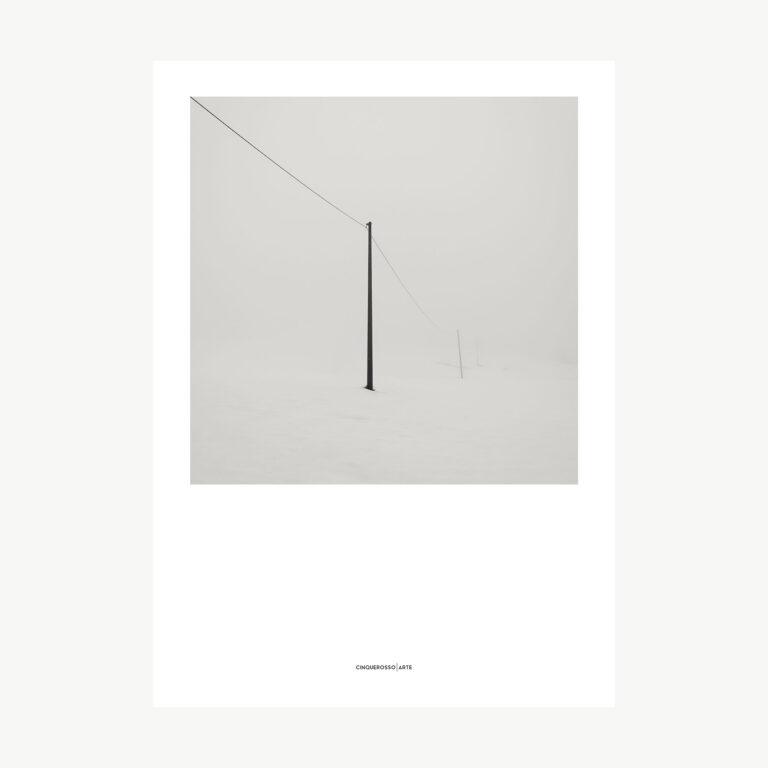 Three Poles photography poster black and white