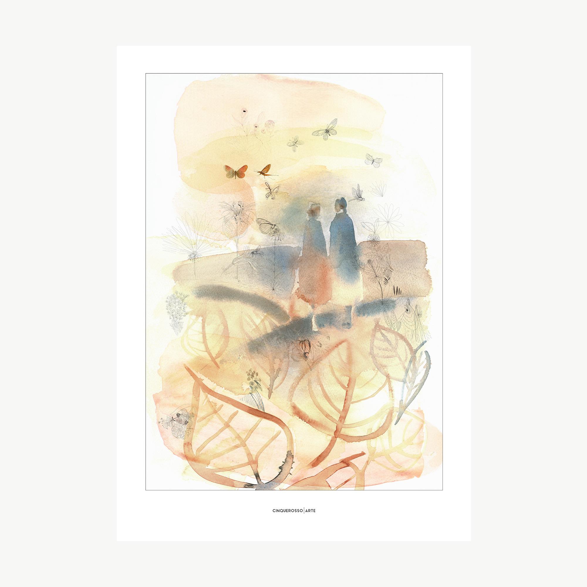 alesca_incontro_poster poster mixed media "L'incontro"